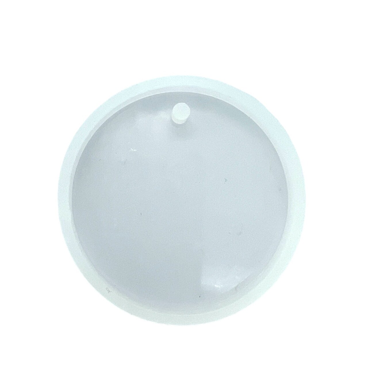 Plain Round Keychain or Ornament Mold for UV & Epoxy Resin Art
